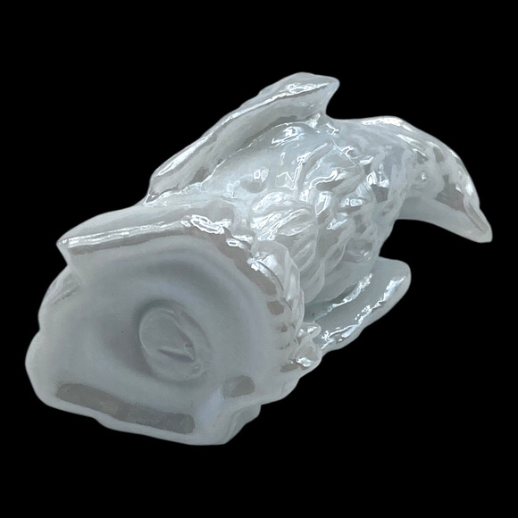 Bernie the Eagle Figurine Boyds Glass 1992 Columbus White Carnival - Picture 6 of 13